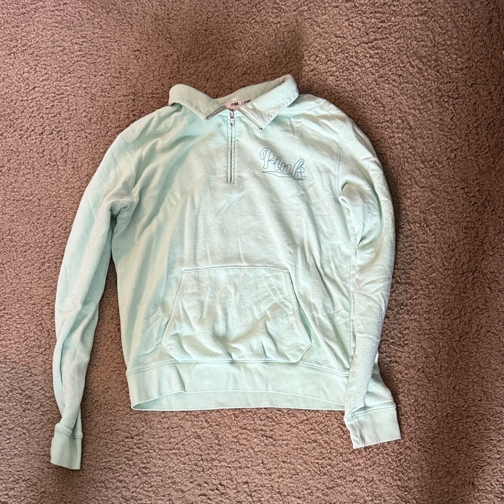 PINK Victoria's Secret Mint Green Hoodie